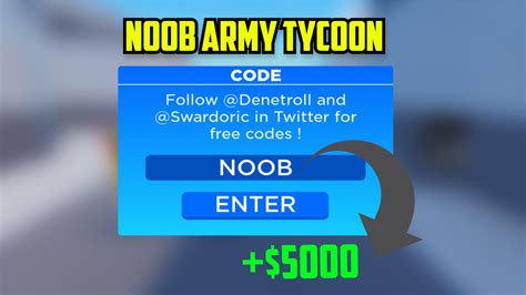 All Working Codes For Noob Army Tycoon Roblox May 2021 Youtube