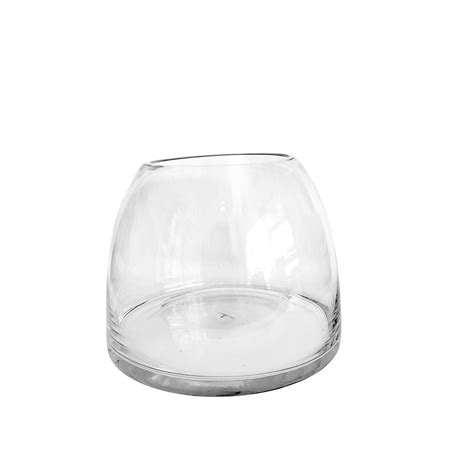 Oval Glass Vase Flamboijant Decor Hire