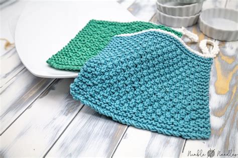 Free And Easy Knitted Dishcloth Pattern For Beginners [ Video Instruction]