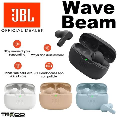 Jbl Wave Beam True Wireless In Ear Earphone With Mic Audio Earphones