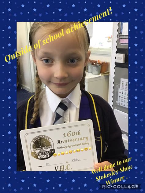 Well Done To Our Stokesley Show Superstar Stokesley Primary Academy