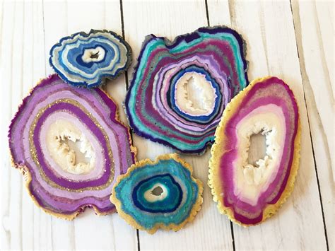 How To Make Faux Agate Geode Slices 9 Design Ideas Cathie Filians