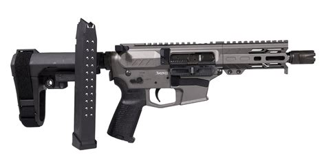 Cmmg Banshee Mkg 45acp Ar Pistol With Tungsten Cereakote Finish And 5
