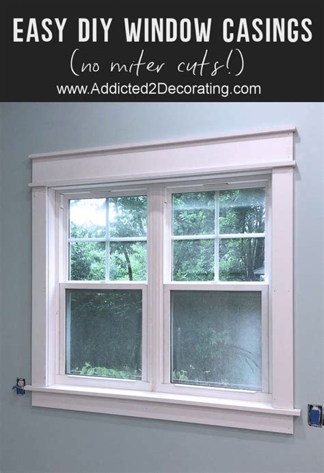 Easy Diy Window Casings No Miter Cuts Addicted 2 Decorating