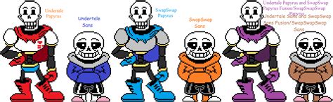 Alternate Versions Of Sans And Papyrus By Super Lucas On Deviantart