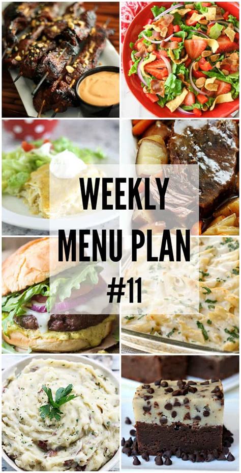 Weekly Menu Plan 11 The Recipe Critic