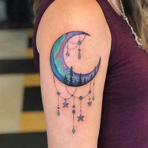 Top 50 Best Moon And Stars Tattoo Ideas 2021 Inspiration Guide