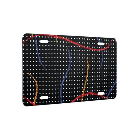 Retro Paint Splatter And Dots License Plate Zazzle Paint Splatter