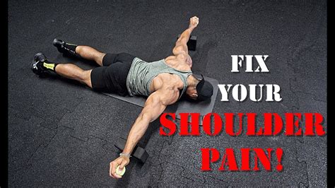 Fix Shoulder Pain With These Simple Exercises Youtube
