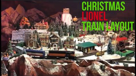 Christmas Train Layout Winter Wonderland Lionel Trains By George