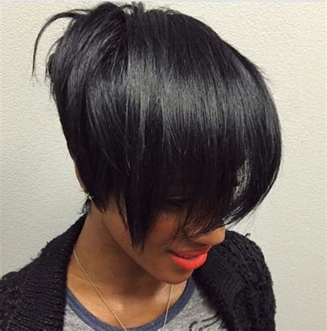 Showiest Bob Haircuts For Black Women Stacked Bob Hairstyles