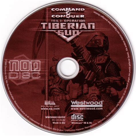 Command And Conquer Tiberian Sun Cover Or Packaging Material Mobygames