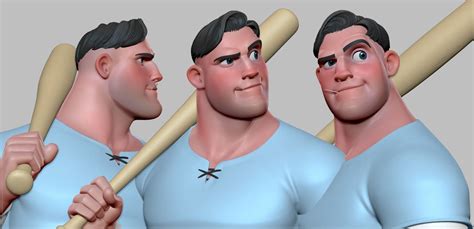 Hunk Brandon Lawless Character Design Cartoon Character Design