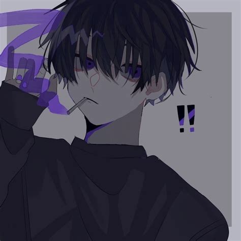 Goth Dark Aesthetic Anime Boy Anamia Prinxboy