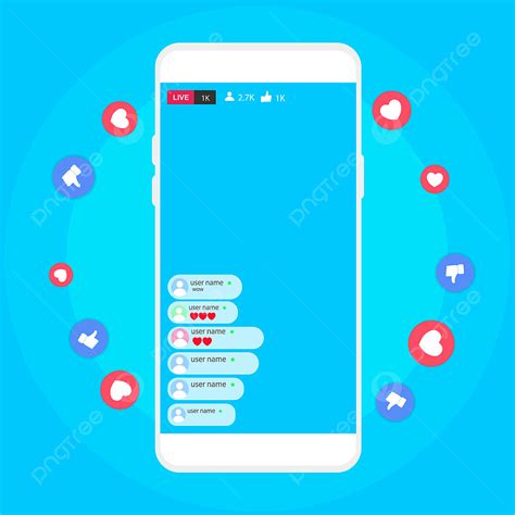 Facebook Live Clipart Transparent Png Hd Live Broadcast Interface From