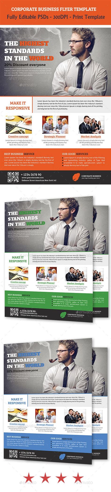 Corporate Business Flyer Temp By Theweb Designs Graphicriver