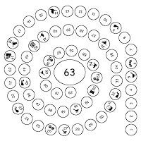 Cada jugador tira un dado y avanza su ficha por un tablero en forma de caracol con 63 . Reglas de juego simples: El Juego de la Oca