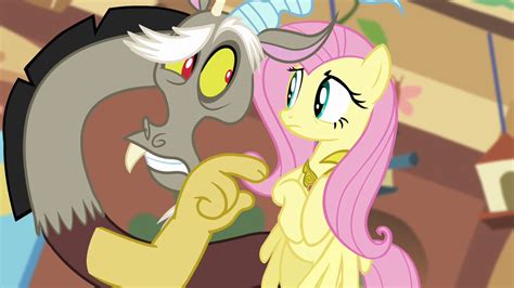 Image Discord Calls Fluttershys Friends Nasty S03e10png My Little