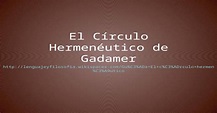 El Círculo Hermenéutico de Gadamer C3%ADa+El+c%C3%ADrculo+hermen%C3 ...