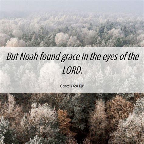 Genesis 68 Kjv But Noah Found Grace In The Eyes Of The