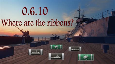 Where Are The Ribbons World Of Warships 0610 Bug Youtube