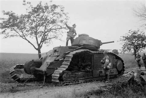 A French Heavy Tank Char B1 Bis No 316 Moselle France 1940