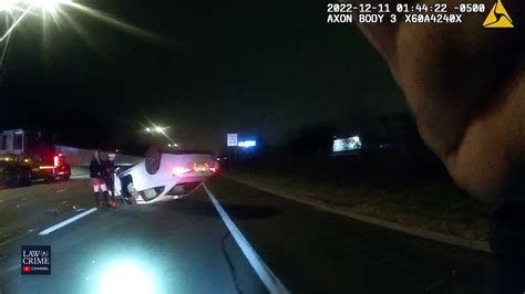 bodycam shows cop dodging dui suspect who crashes into parked cruiser on i 90 youtube