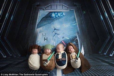 Baby Quadruplets Star In An Adorable Star Wars Photo Shoot Photoshoot