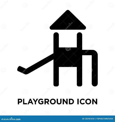 Playground Icon Vector Isolated On White Background Logo Concept Of