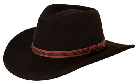 Outback Trading Co High Country Mens Hat Tanbark Australian Wool Upf50