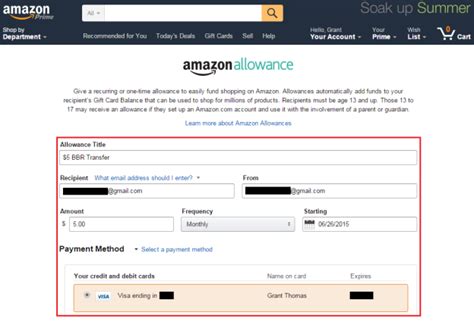 You have physical possession of your card, so the last 4 is all that you need to identify the card. Set Up Amazon Allowance to Automatically Charge your BofA ...