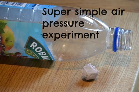 Air Pressure Experiments For Kids