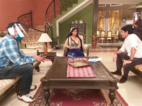 Bhabhiji Ghar Par Hai Resumes Shoot Shubhangi Atre Yogesh Tripathi