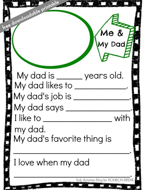 Fathers Day Printable
