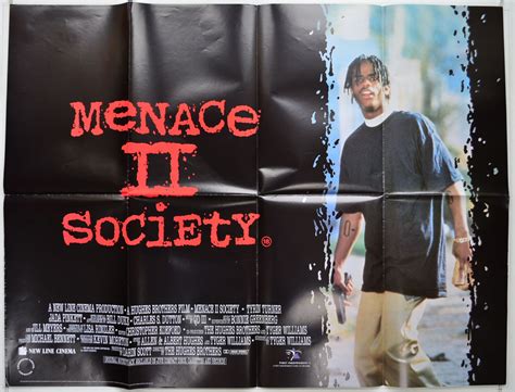 Image is printed as large as those ratios permit centered within the designated sheet. Menace II Society - Original Cinema Movie Poster From ...