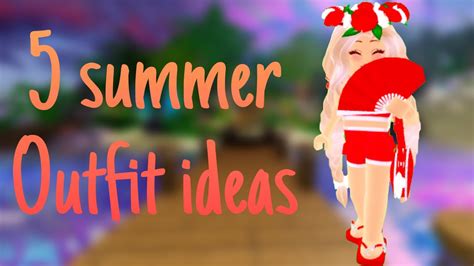 I hope you like and it, and remember like and subscribe! 5 cute summer outfits ideas in royale high - YouTube