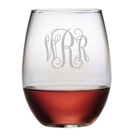 Personalized 21 Oz Stemless Wine Glass