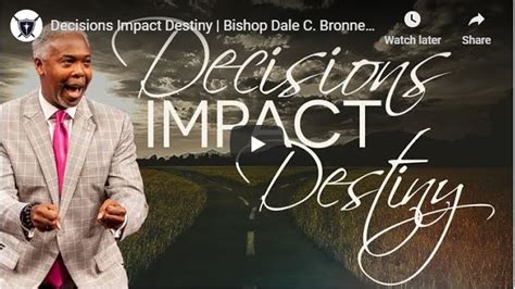 Bishop Dale Bronner Decisions Impact Destiny September 25 2020