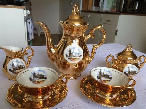 Kostenlose anzeigen aufgeben mit ebay kleinanzeigen. Antiques Waldershof Bavaria Germany Handarbeit 22 Karat Gold Tea Set | eBay