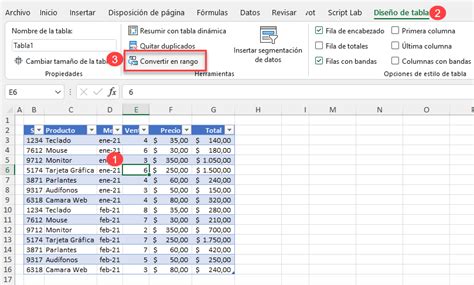 C Mo Convertir Una Tabla De Excel A Un Rango Normal Automate Excel