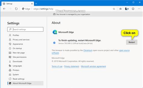 How To Check For Updates In Microsoft Edge Chromium Tutorials