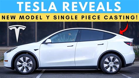 Tesla Reveals New Model Ys Single Piece Casting And More Updates Youtube