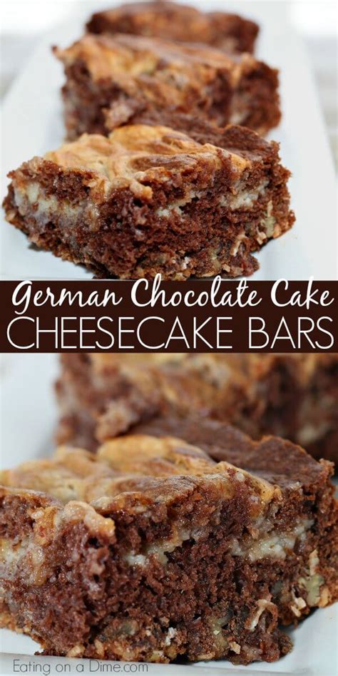 Maybe you would like to learn more about one of these? German Chocolate Cake Cheesecake Bars Recipe - Easy ...