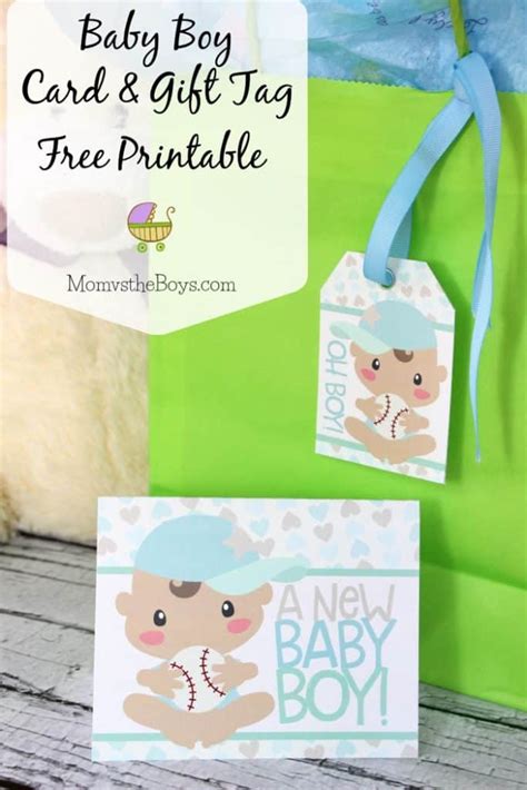 Free owl baby shower favor tags templates. Baby Shower Gift Tags and Card - Free Printable! Mom vs the Boys
