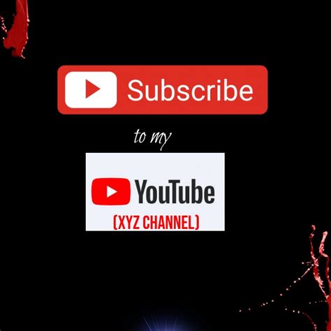 Copy Of Subscribe To My You Tube Channel Postermywall