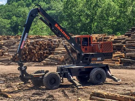 Barko Launches 295b 495b And 595b Rough Terrain Carrier Log Loaders