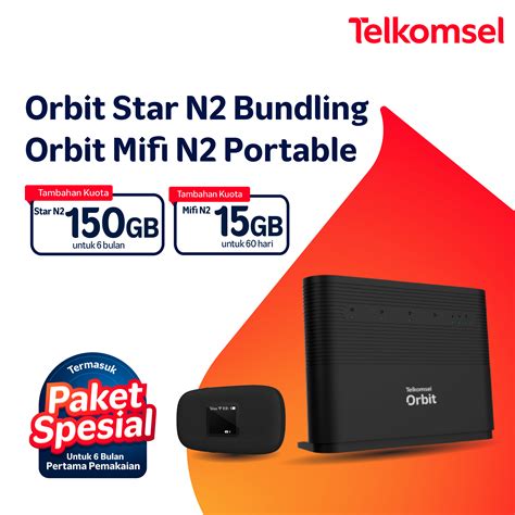 Telkomsel Orbit Star N2 Modem Bundling Telkomsel Orbit Mifi N2 Portable