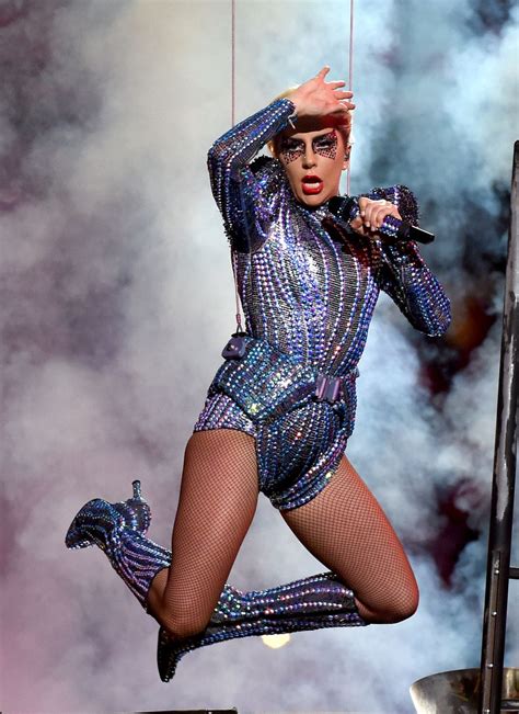 Lady Gaga Performs During The Super Bowl Li Halftime Show Mirror Online