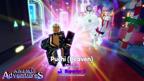 New Code New Meta Mythic Evo Pucci Over Heaven Puchi Heaven