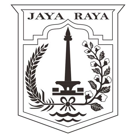Logo Prov Dki Jakarta High Vektor Cdr Png Hd Warna Dan Hitam Putih
